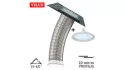 VELUX TLF S00C01 - Flexibilis síküvegű fénycsatorna burkolókeretes, sík fedéshez +Day&Night csomag