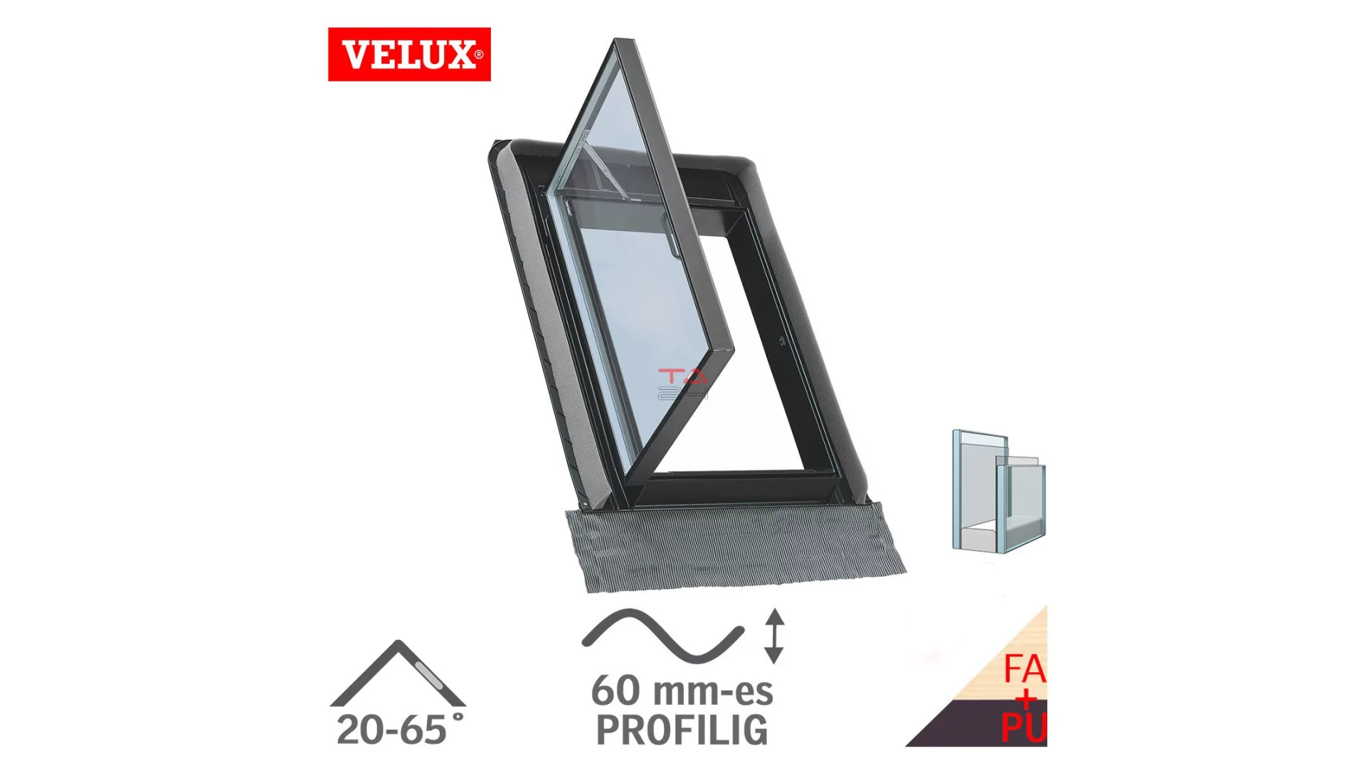 Dachausstiegsfenster VELUX Velta Inkl. Eindeckrahmen