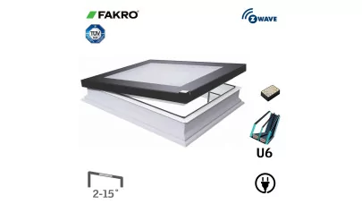 FAKRO DEF DU6 - Sík üveges elektromos vezérlésű felülvilágító ablak 2.