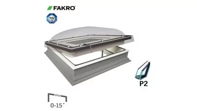 FAKRO DMC-C P2 - Víztiszta kupolás hajtókaros működtetésű felülvilágító ablak 2.