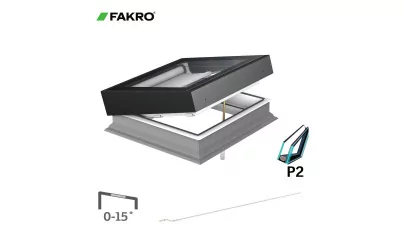 FAKRO DMZ-A P2 AMZ/Z Z-Wave - Döntött sík üveges hajtókaros működtetésű felülvilágító ablak 2.