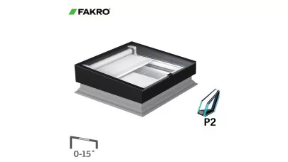 FAKRO DXZ-B P2 AMZ/Z Z-Wave - Döntött sík üveges fix felülvilágító ablak 2.