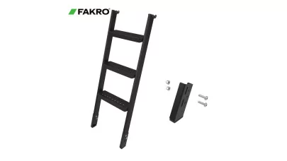 FAKRO LXS-M - Létrahosszabbító padlásfeljáró papucs, fém létraszárhoz 2.
