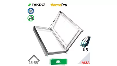 FAKRO PWP U5 - Oldalra nyíló tetőkibúvó fehér PVC profillal 2.