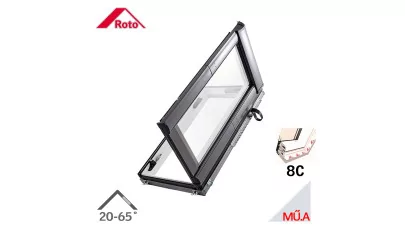 ROTO Designo WDA R88C K WD - Oldalra nyíló műanyag tetőkibúvó ablak, balos, hőszigetelő csomaggal 2.