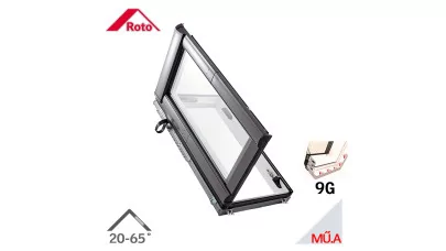 ROTO Designo WDA R89G K WD - Oldalra nyíló műanyag tetőkibúvó ablak, jobbos, hőszigetelő csomaggal 2.