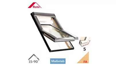 ROTO Designo WDF R45 H - Billenő fa tetőtéri ablak 2.