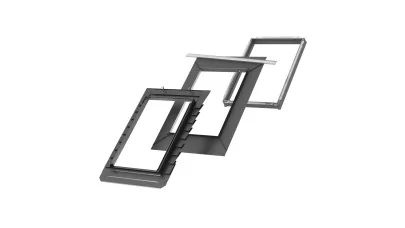VELUX EDB 2000 ENERGY - Beépítő készlet sík hagyományos kettős cserép fedéshez 2x19 mm