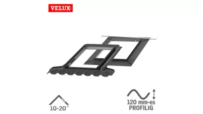 VELUX EDG 1000U BASIC - beépítőkészlet GBL ablakhoz magasprofilú tetőfedő anyaghoz 120 mm-ig 2.