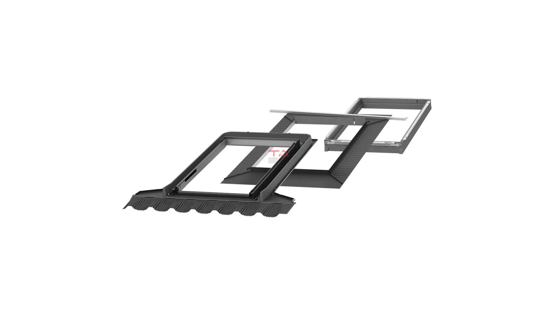 VELUX EDG 2000 ENERGY - beépítőkészlet GBL ablakhoz magasprofilú tetőfedő anyaghoz 120 mm-ig (Gyártói cikkszám: EDG CK04 2000)