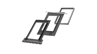 VELUX EDZ 2000 ENERGY - beépítő készlet profilos tetőfedő anyaghoz 45 mm-ig