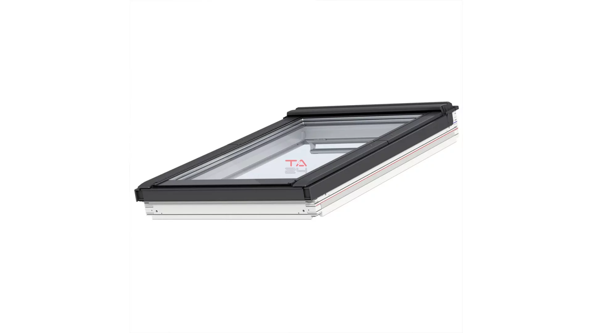 VELUX GBL 2015 - Alacsony hajlásszögű billenő fa tetőtéri ablak, fehérre festett (Gyártói cikkszám: GBL CK04 2015)