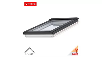 VELUX GBL 2015 - Alacsony hajlásszögű billenő fa tetőtéri ablak, fehérre festett 2.
