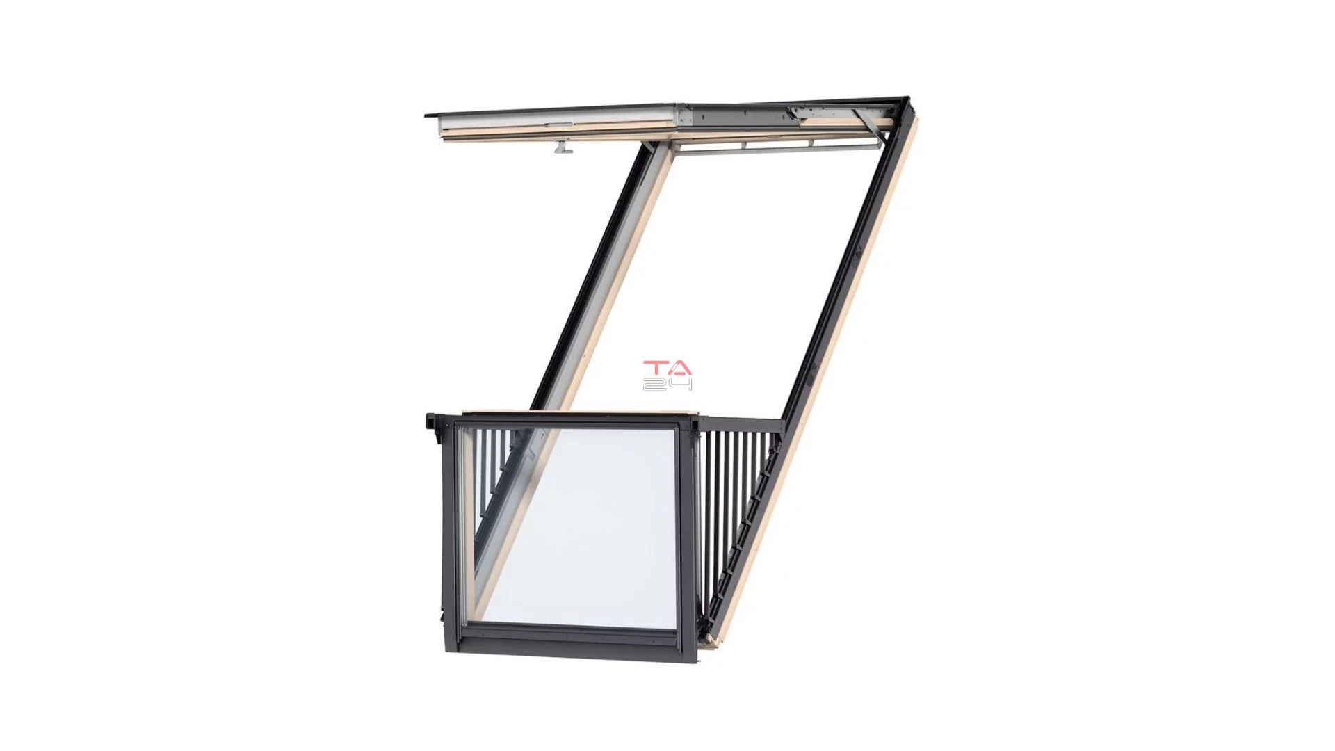 VELUX GDL CABRIO 3066 - Fa tetőerkély (alsó+felső elem) (Gyártói cikkszám: GDL MK19 3066)
