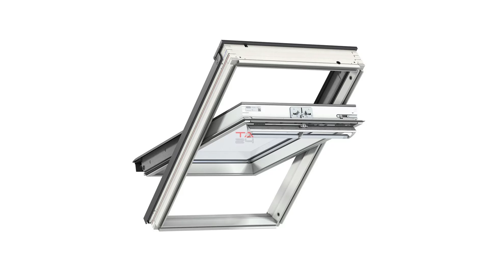 VELUX GGL 2062 - Billenő fa tetőtéri ablak, fehérre festett (Gyártói cikkszám: GGL CK02 2062)