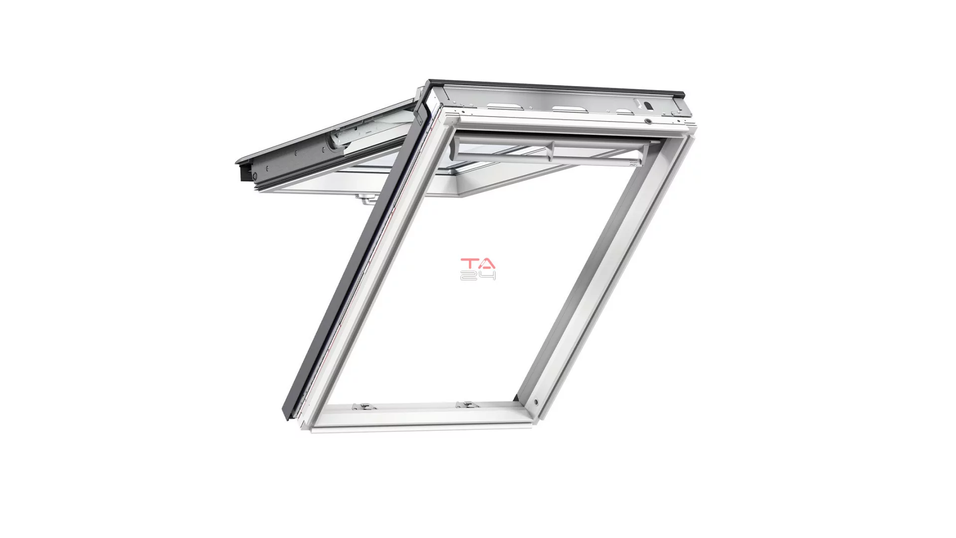 VELUX GPL 2068 - Felnyíló-billenő fa tetőtéri ablak, fehérre festett (Gyártói cikkszám: GPL CK04 2068)