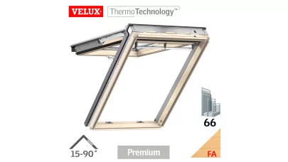 VELUX GPL 3066 - Felnyíló-billenő fa tetőtéri ablak 2.