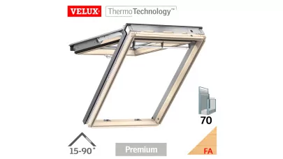 VELUX GPL 3070 - Felnyíló-billenő fa tetőtéri ablak 2.
