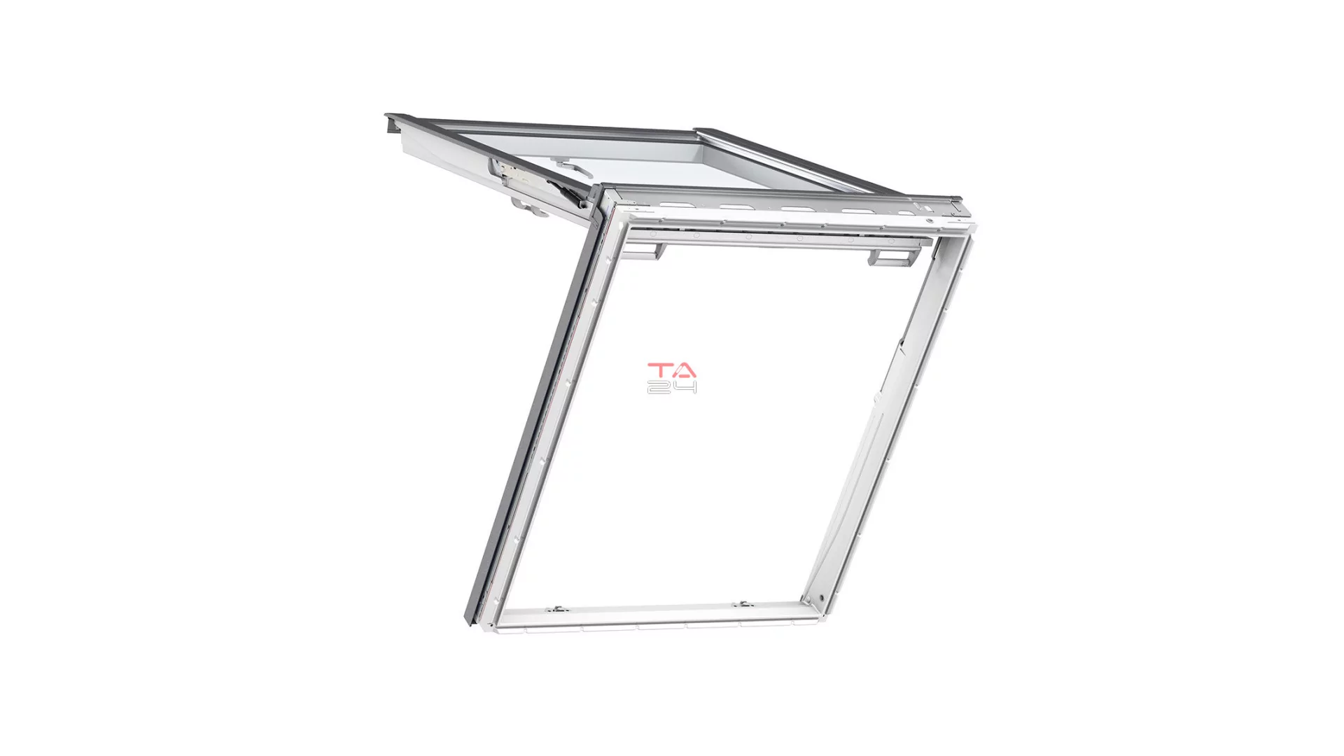 VELUX GTU 0070 - Felnyíló fa menekülőablak, fehér PU bevonattal (Gyártói cikkszám: GTU MK08 0070)