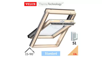 VELUX GZL 1051 - Billenő fa tetőtéri ablak 2.