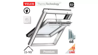 VELUX INTEGRA GGL 206821 - Billenő elektromos fa tetőtéri ablak, fehérre festett 2.