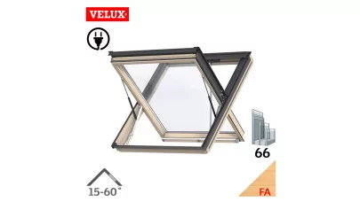 VELUX INTEGRA GGL 306640D - Billenő elektromos fa füstelvezető tetőtéri ablak 2.