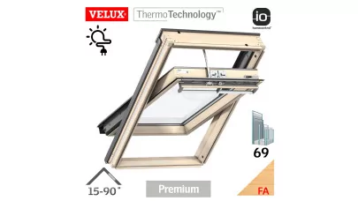 VELUX INTEGRA GGL 306930 - Billenő napelemes fa tetőtéri ablak 2.