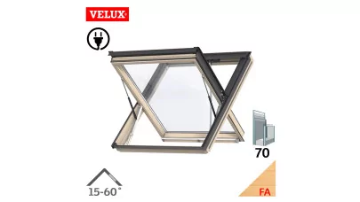 VELUX INTEGRA GGL 307040D - Billenő elektromos fa füstelvezető tetőtéri ablak 2.