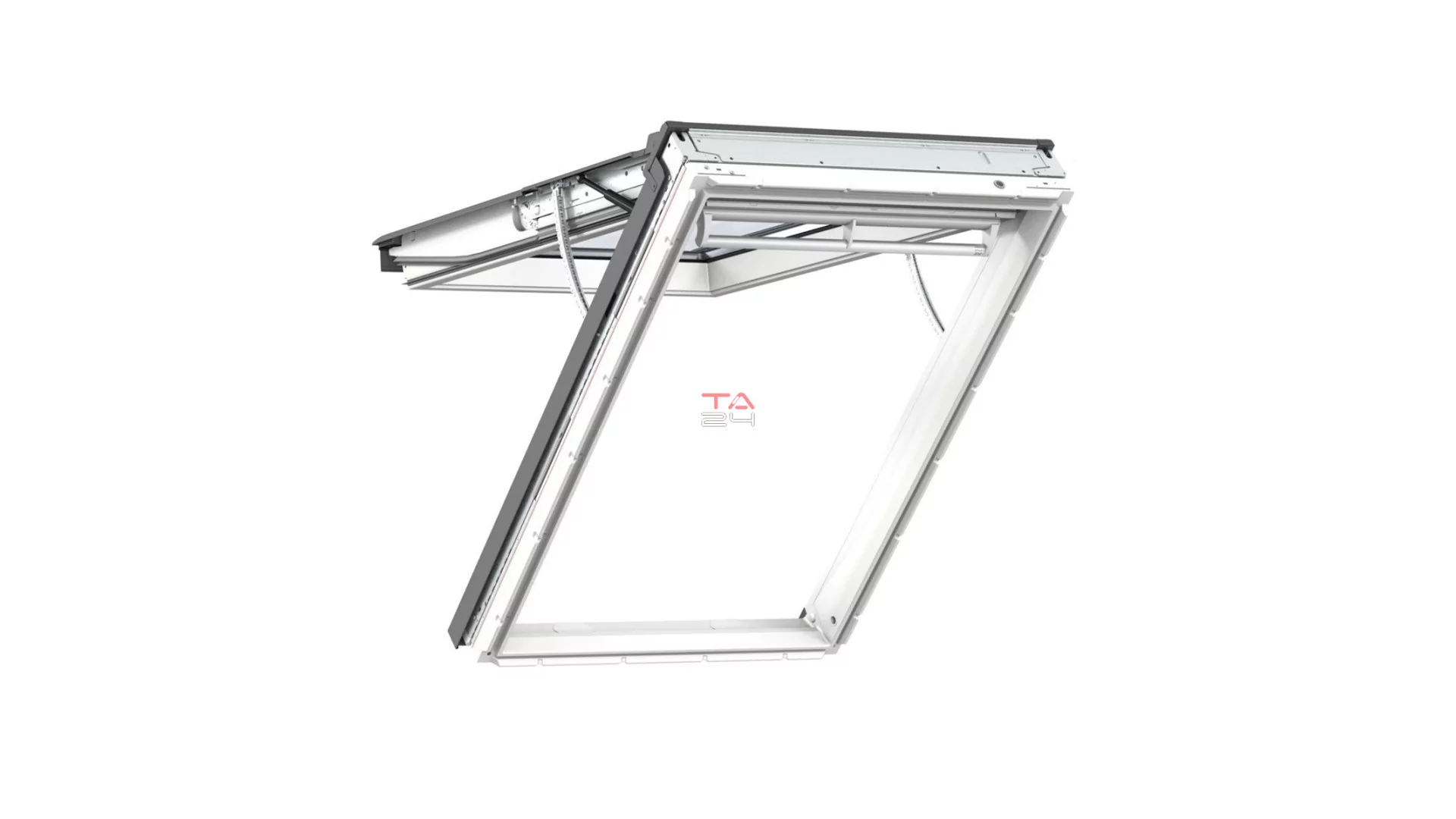 VELUX INTEGRA GPU 006621 - Felnyíló-billenő elektromos fa tetőtéri ablak, fehér PU bevonattal (Gyártói cikkszám: GPU FK06 006621)