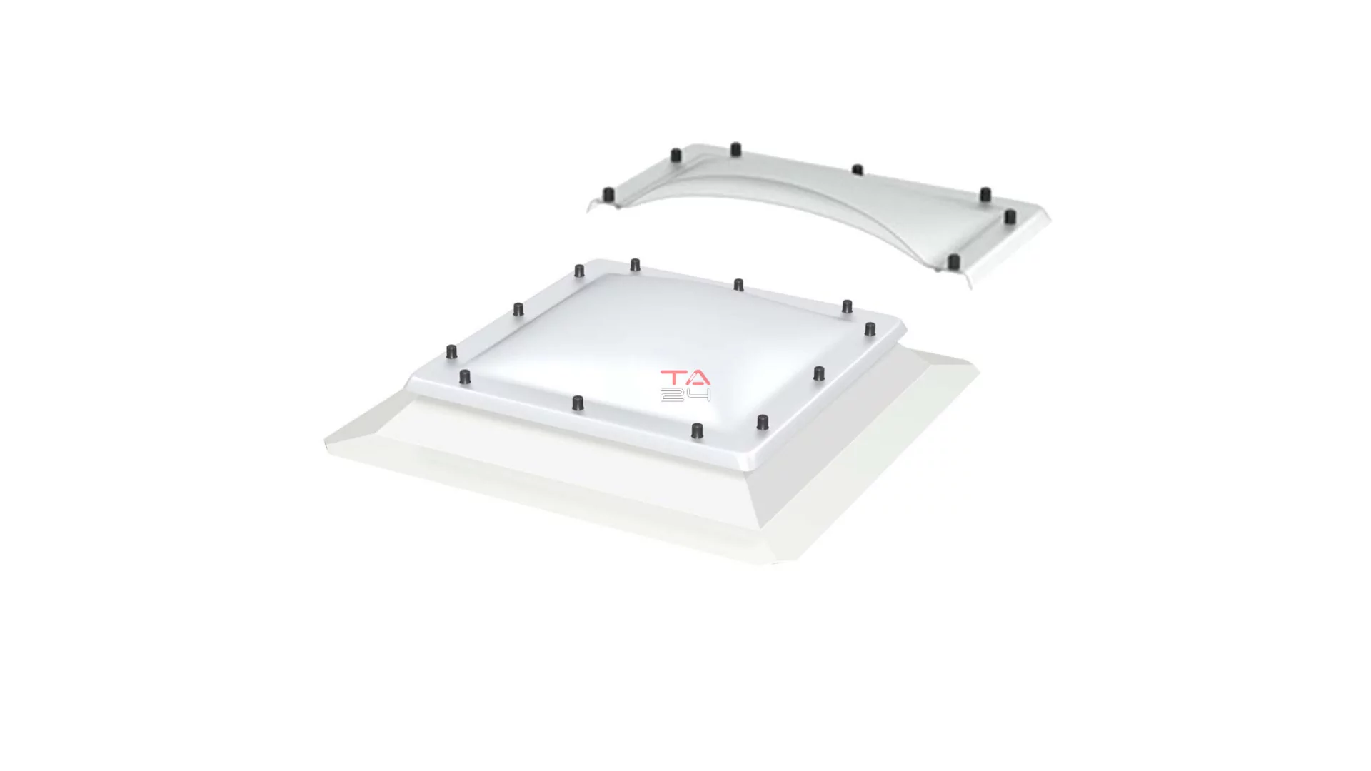 VELUX ISJ 0112 - Külső egység felülvilágító ablakhoz, 2-rétegű opál polikarbonát kupola (Gyártói cikkszám: ISJ 060060 0112)