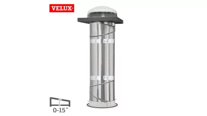 VELUX TCR - Merevfalú kupolás fénycsatorna lapostetőhöz burkolókeretes, P1 - külső elem 2.