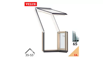 VELUX VEA 3065 - Fa tetőterasz ablak alsó elem, balra nyíló 2.