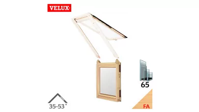 VELUX VEC 3065 - Fa tetőterasz ablak alsó elem, nem nyitható 2.