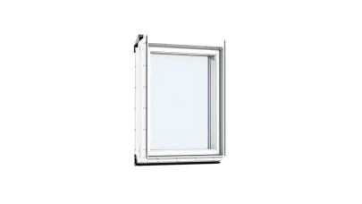VELUX VIU 0070 - Fix fa térdfal ablak, fehér PU bevonattal