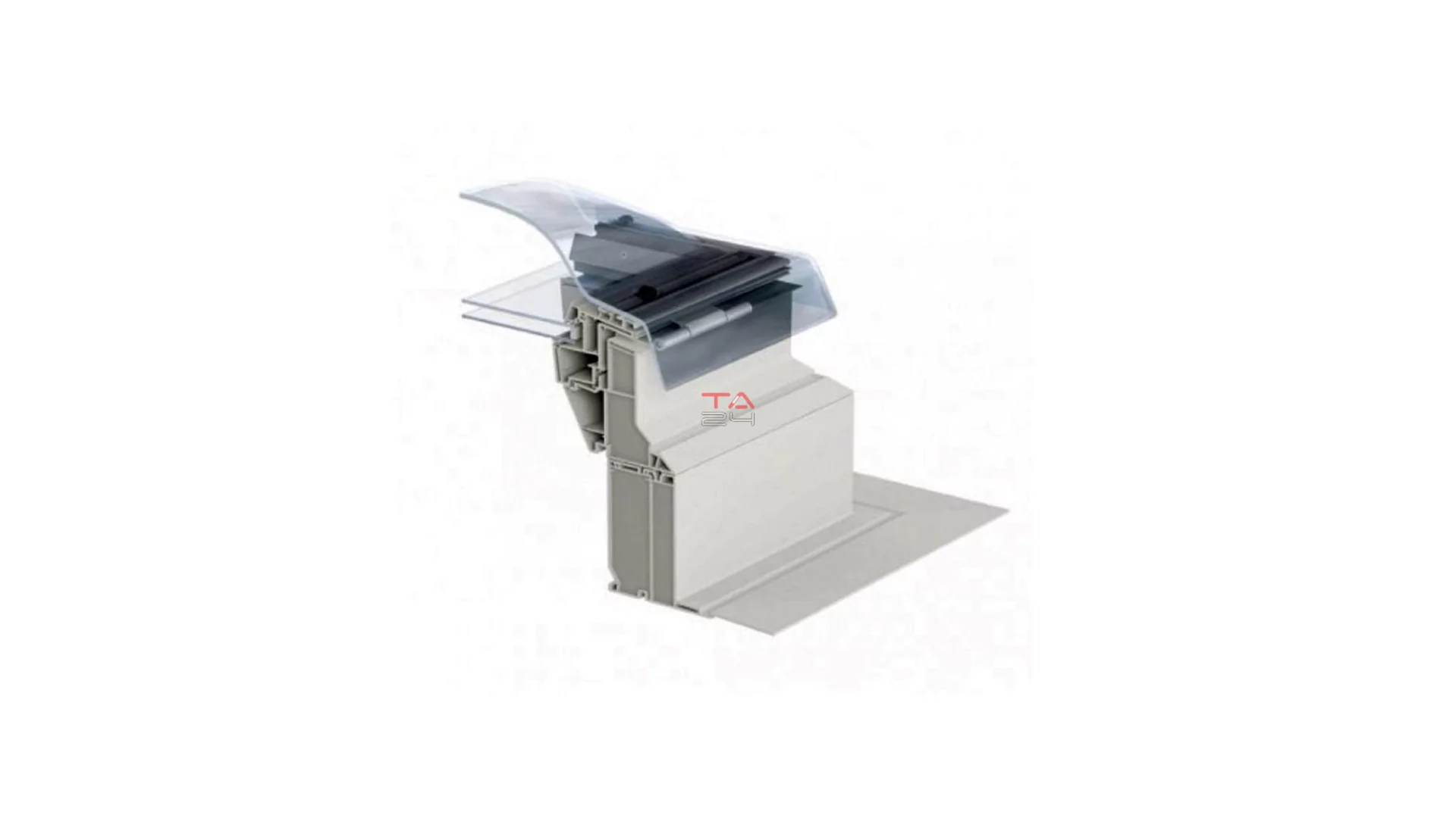 VELUX ZCE 014 0015 - Magasító, toktoldó elem lapostetős fénycsatornához (Gyártói cikkszám: ZCE 014 0015)