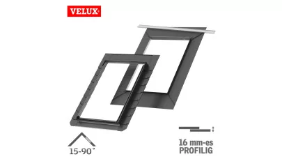 VELUX EDL 1000 BASIC - beépítő készlet sík tetőfedő anyaghoz 16 mm-ig (2x8 mm) 2.