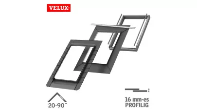 VELUX EDN 2000 ENERGY - süllyesztő beépítő készlet sík tetőfedő anyaghoz 16 mm-ig (2x8 mm) 2.