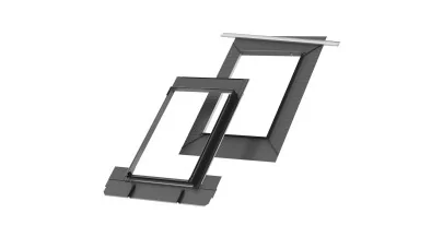 VELUX EDQ 1000L BASIC - beépítőlészlet előkorcolt lemezfedéshez, 25-40 mm falcmagasság