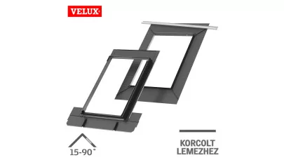 VELUX EDQ 1000L BASIC - beépítőlészlet előkorcolt lemezfedéshez, 25-40 mm falcmagasság 2.