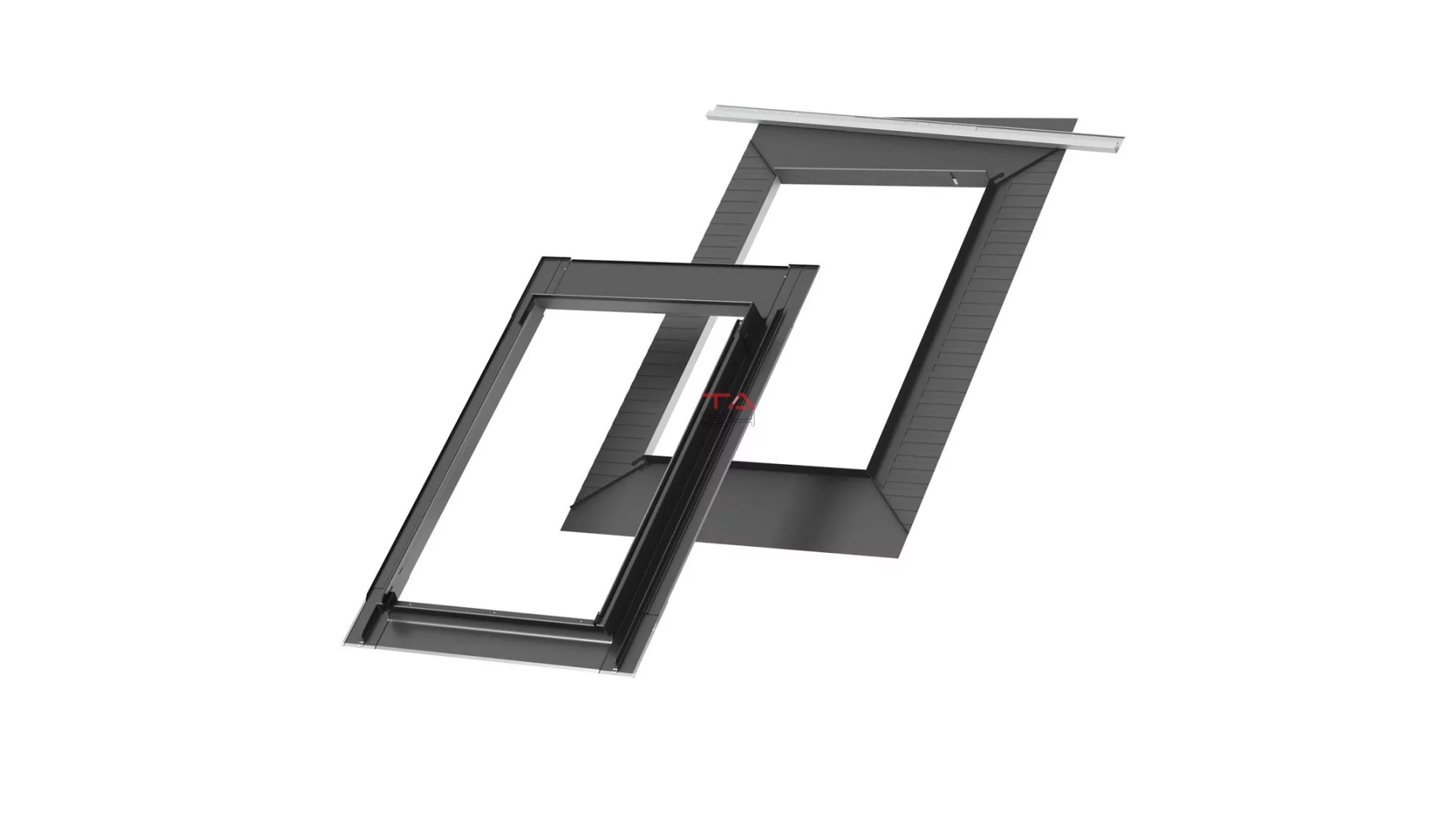 VELUX EDS 1000 BASIC - beépítő készlet sík tetőfedő anyaghoz 16 mm-ig (2x8 mm) (Gyártói cikkszám: EDS CK02 1000)