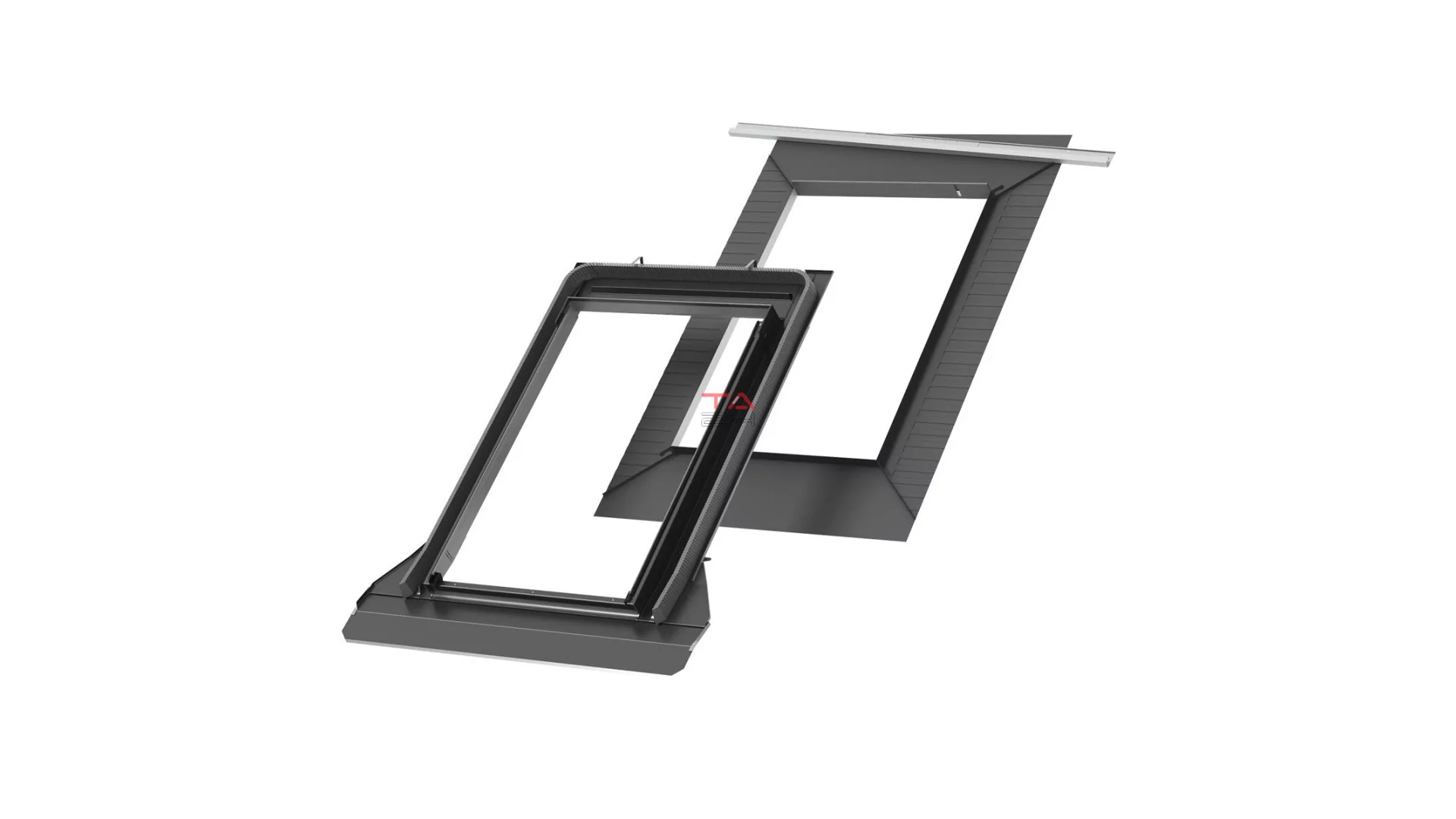 VELUX EDT 1000 BASIC - beépítő készlet sík kerámia fedéshez 15-40 mm-ig (Gyártói cikkszám: EDT CK02 1000)