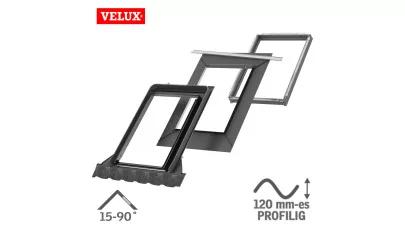 VELUX EDW 2000 ENERGY - Beépítő készlet magasprofilú tetőfedő anyaghoz 120 mm-ig 2.