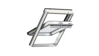 VELUX GGL 2066 - Billenő fa tetőtéri ablak, fehérre festett