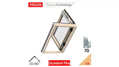 VELUX GXLA 3070 - Oldalra nyiló fa tetőkibúvó ablak, balra nyíló 2.