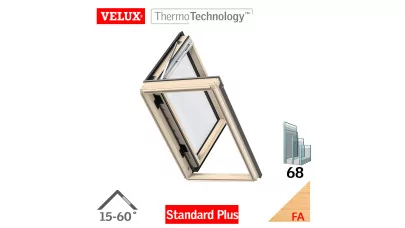VELUX GXLB 3068 - Oldalra nyiló fa tetőkibúvó ablak, jobbra nyíló 2.