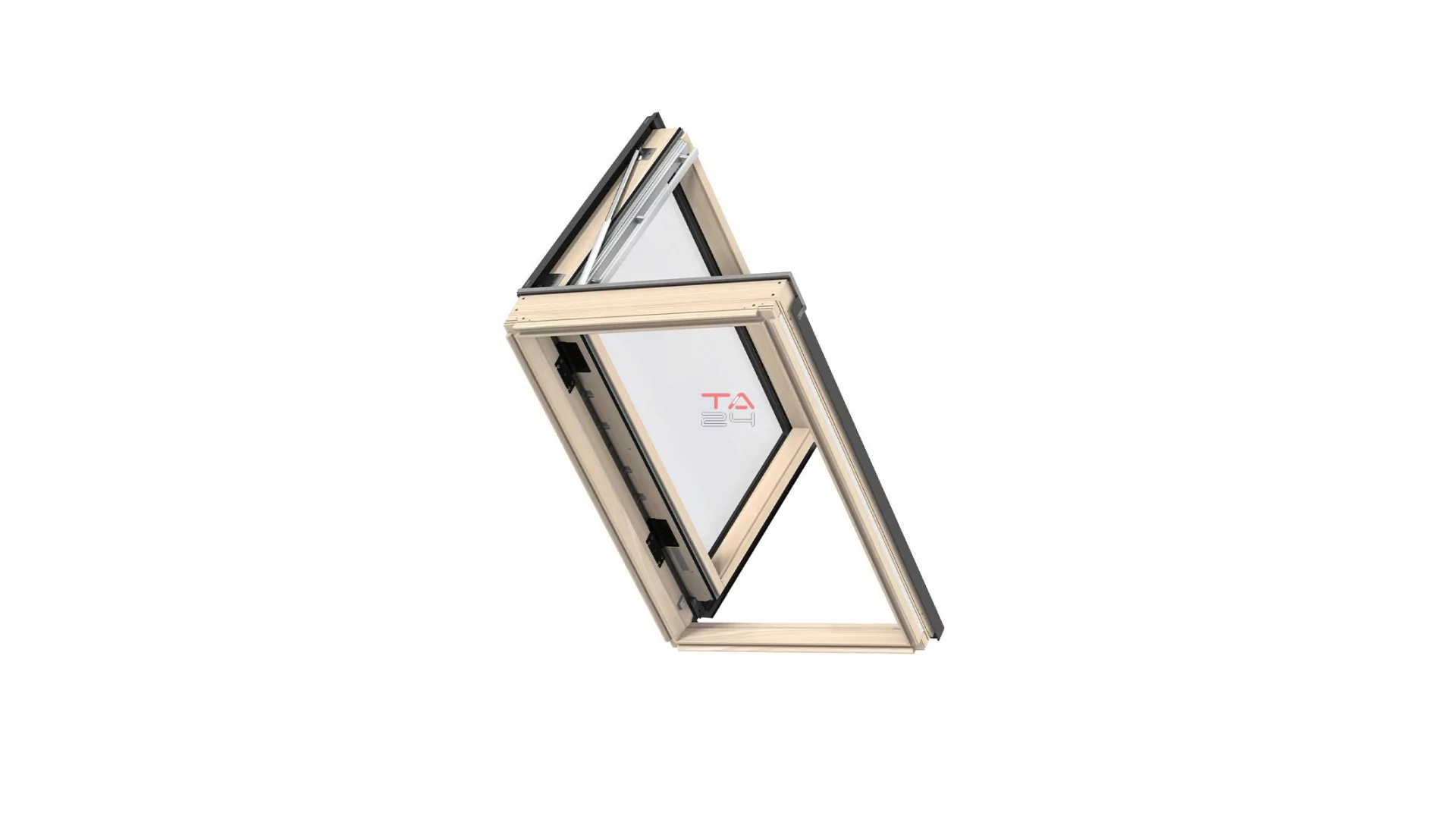 VELUX GXLB 3070 - Oldalra nyiló fa tetőkibúvó ablak, jobbra nyíló (Gyártói cikkszám: GXLB MK04 3070)