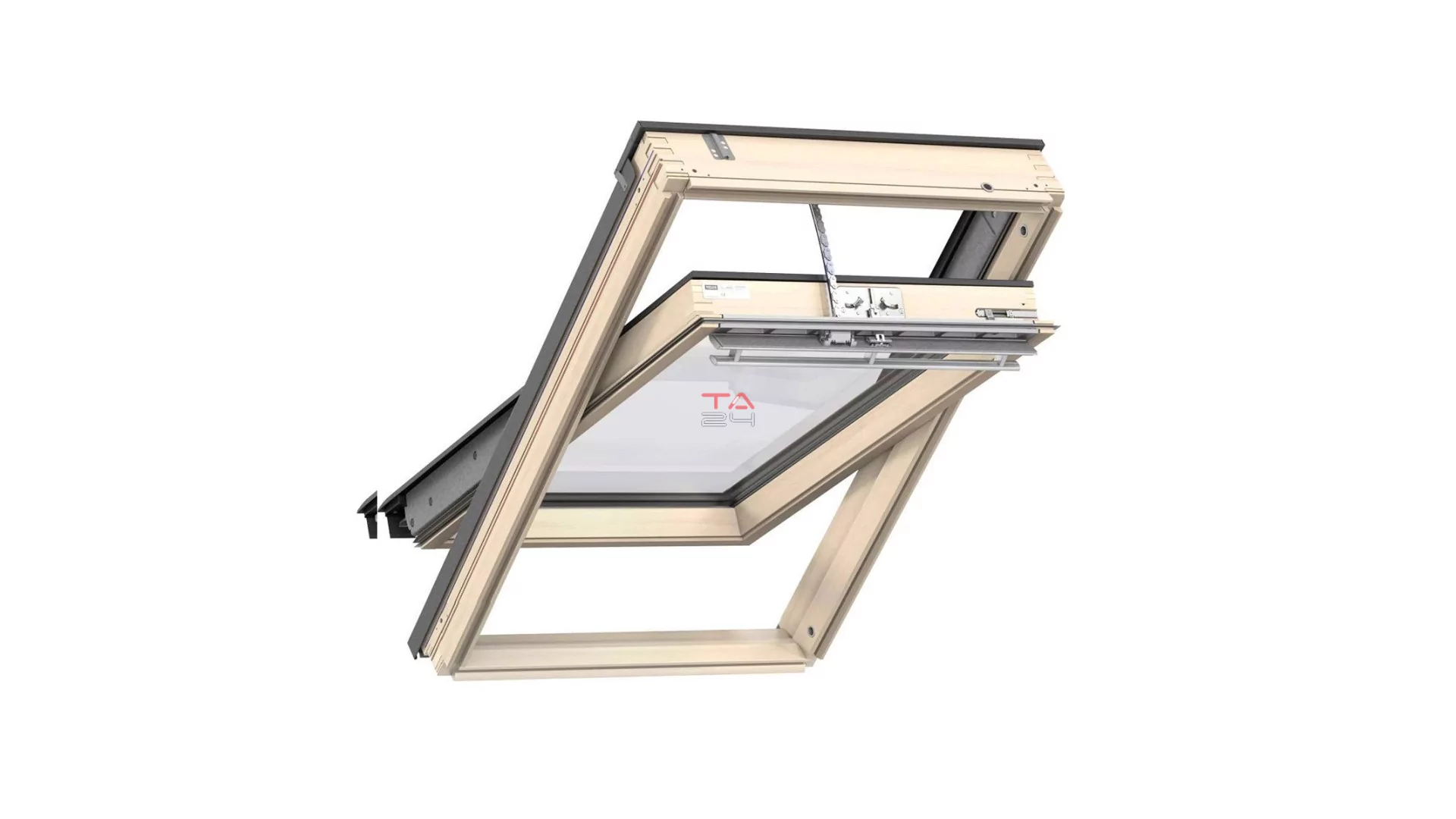VELUX INTEGRA GLL 106430 - Billenő napelemes fa tetőtéri ablak (Gyártói cikkszám: GLL CK02 106430)