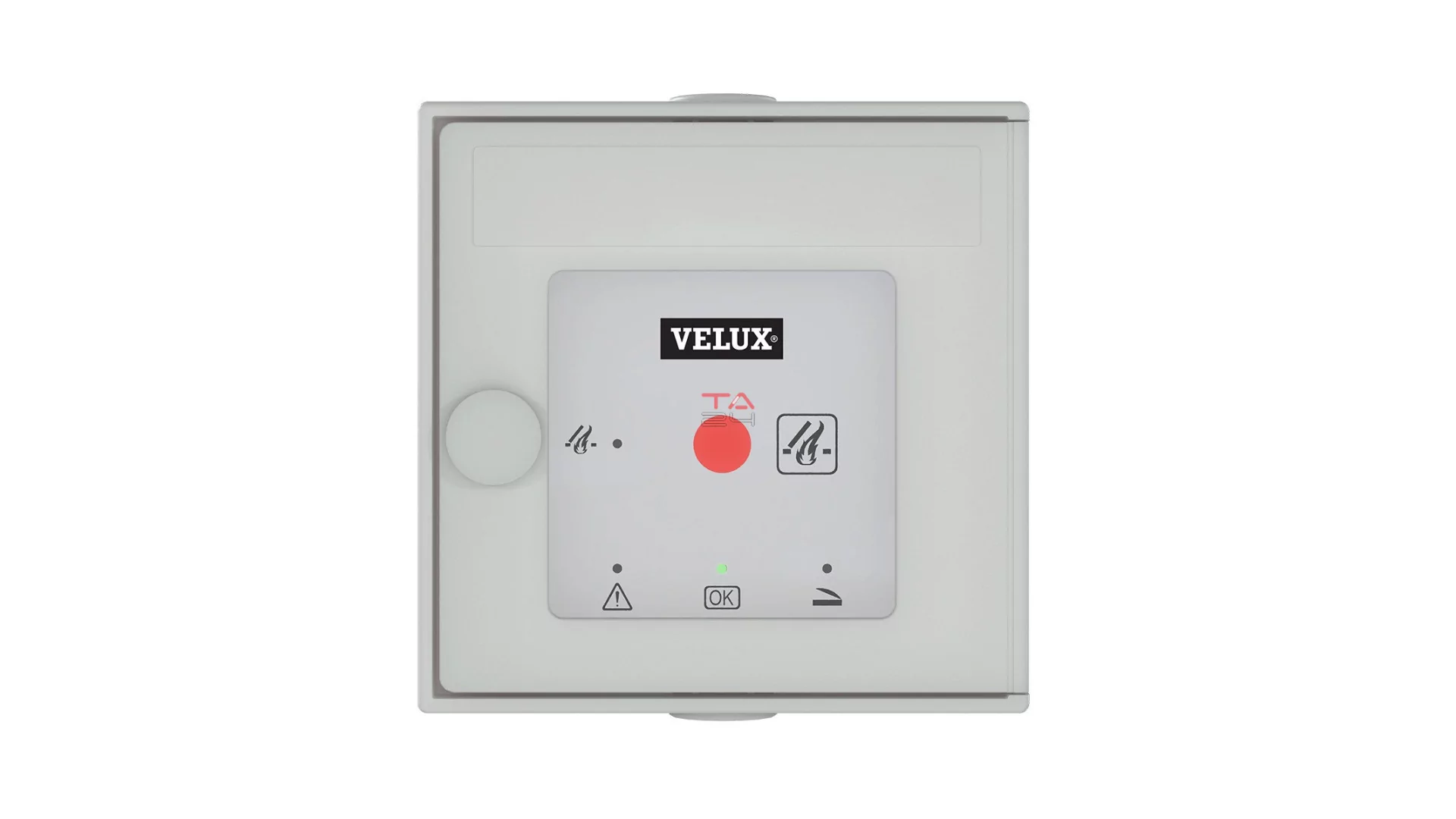 VELUX KFK 300 - Kézi jelzésadó, betörhető üveggel és reset funkcióval (szürke) (Gyártói cikkszám: KFK 300)