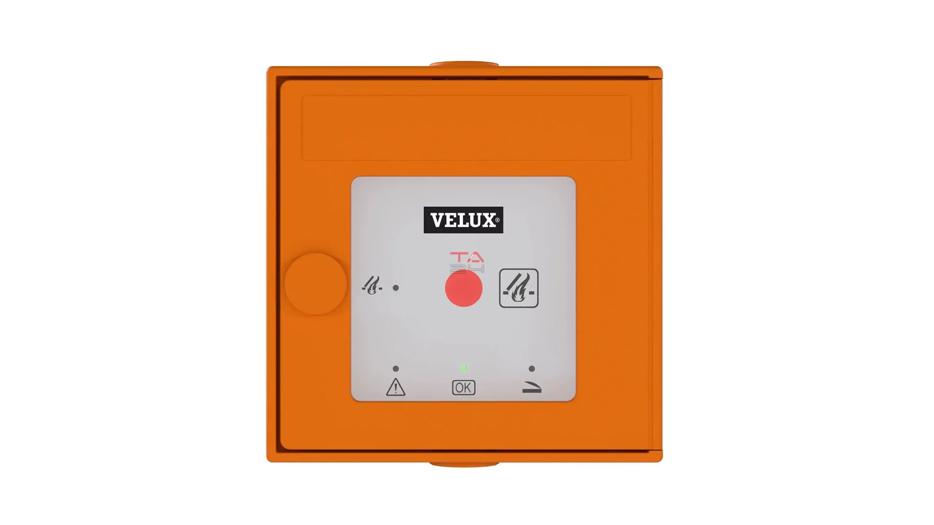 VELUX KFK 304 - Kézi jelzésadó, betörhető üveggel és reset funkcióval (narancs) (Gyártói cikkszám: KFK 304)
