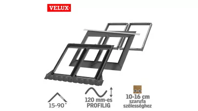 VELUX EKW 2021M - Állítható kombi burkolókeret magasprofilú tetőfedő anyaghoz 120 mm-ig 2.